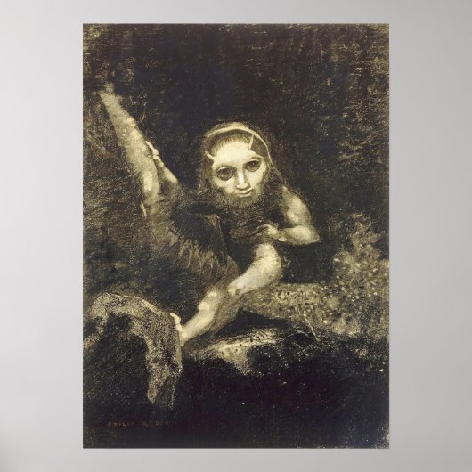 Poster Redon - Caliban (Devant)