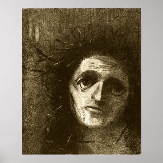 Poster Redon - Christ 1887 (Devant)