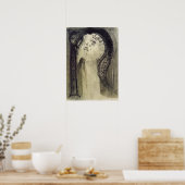 Poster Redon - Femme Et Serpent 1890 (Cuisine)