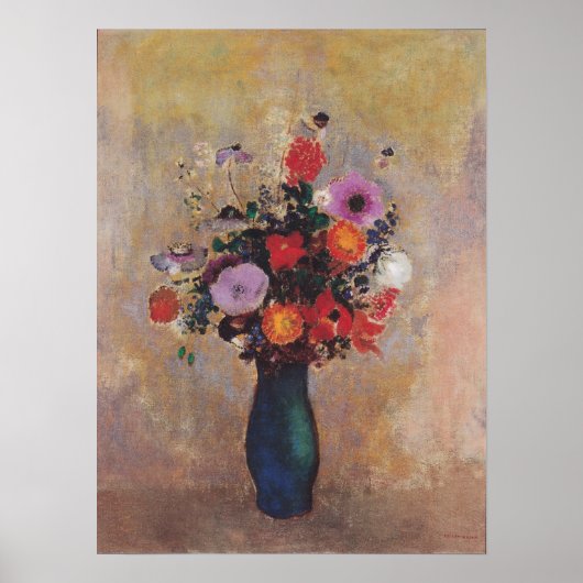 Poster Redon - Fleur sauvage 1906 (Devant)