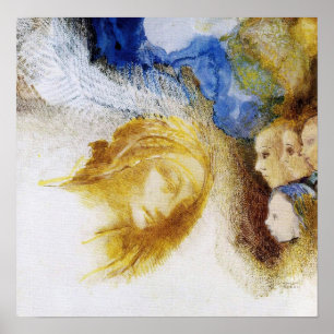 Poster Redon - Hommage À Léonard De Vinci