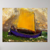 Poster Redon - Le mystérieux Bateau (Devant)