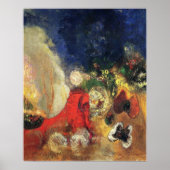 Poster Redon - Le sphinx rouge (Devant)