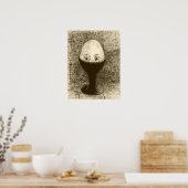 Poster Redon - L'Oeuf 1885 (Cuisine)