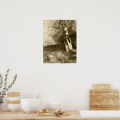 Poster Redon - Paysage 1880 (Cuisine)