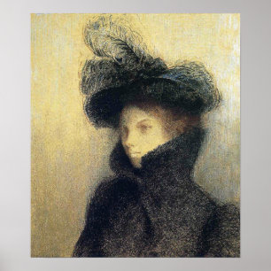 Poster Redon - Portrait Of Marie Botkine 1900