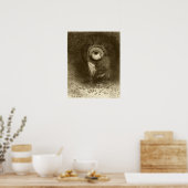 Poster Redon - Première tentative de vision dans Fleur 18 (Cuisine)