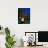 Poster Redon - Roger et Angélique (Bureau à domicile)