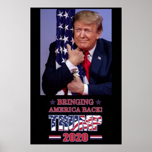 Poster Redonner l'Amérique - Trump 2020 (Devant)