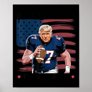 Poster Redonnez sa grandeur au football américain Trump D