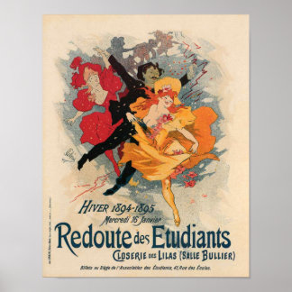 Poster Redoute des Etudiants 1894