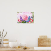 Poster Redoute Fleurs Vintages (Cuisine)