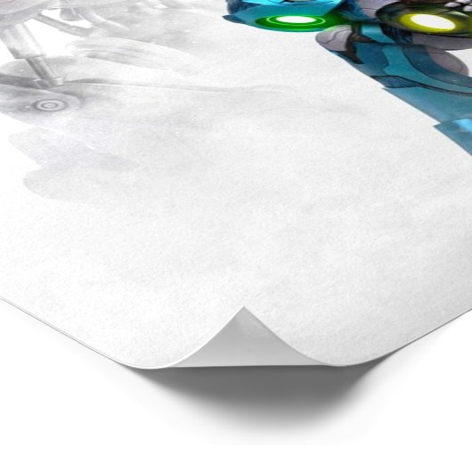 Poster redresse métroïde (Coin)