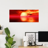 Poster Redscape 1 (Bureau à domicile)