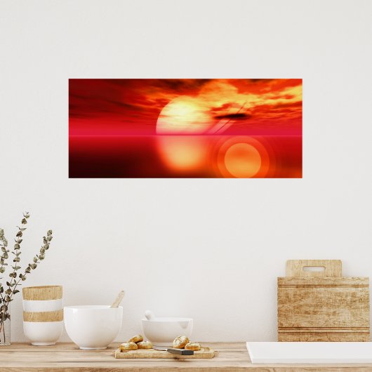 Poster Redscape 1 (Cuisine)