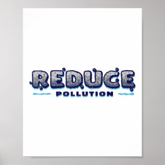 Poster Réduire la pollution, l'écologie, De l'environneme