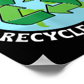 Poster Réduire la réutilisation de la protection De l'env (Coin)