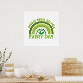 Poster Réduire la réutilisation du recyclage (Cuisine)