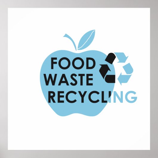 Poster réduire les déchets alimentaires (Devant)