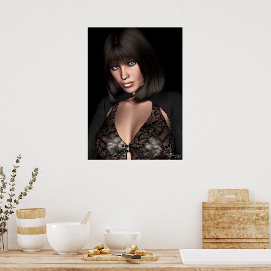 Poster Redux bleu minuit (Cuisine)