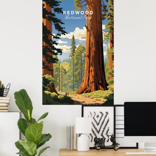 Poster Redwood (Bureau à domicile)
