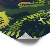 Poster Redwood National Park California Tree Retro (Coin)