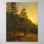 Poster Redwoods Californie | Albert Bierstadt (Devant)