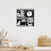 Poster Réécrire la bande dessinée enfer (Cuisine)