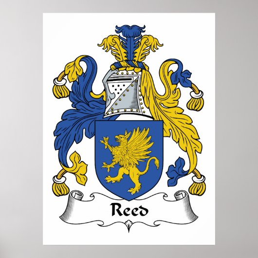 Poster Reed Family Crest (Devant)