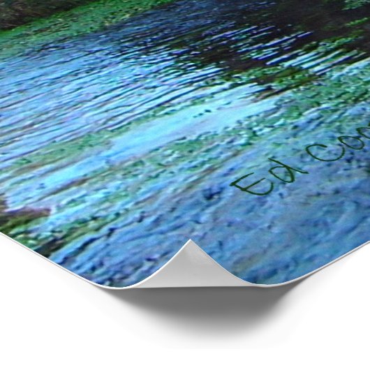 Poster Reeds Spring Mill en janvier (Coin)