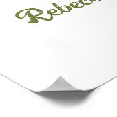 Poster Reel Excité Poisson Baby shower Accueil (Coin)