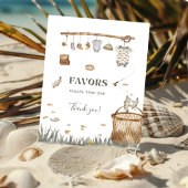 Poster Reel Fun Aquarelle Pêche Baby shower Faveurs