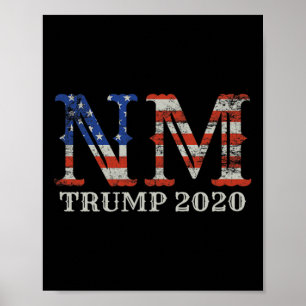 Poster Réélection de Trump Nouveau Mexique Tee Fière élec