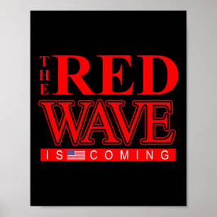 Poster Réélire le président Trump Élection de la vague ro