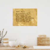 Poster Réelle Machine à écrire Shakespeare Sonnet 116 (CX (Cuisine)