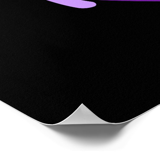 Poster Reese en violet (Coin)