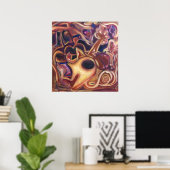 Poster Réexamen de l'éclairage (Bureau à domicile)