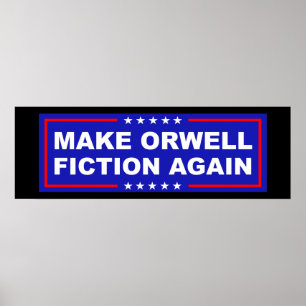 Poster Refaire D'Orwell De La Fiction