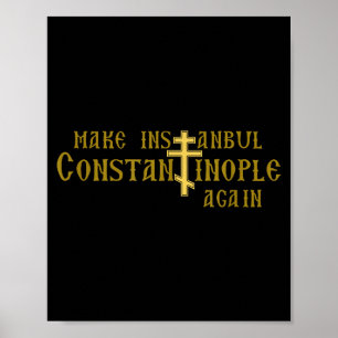 Poster Refaire Istanbul Constantinople à nouveau Orthodox