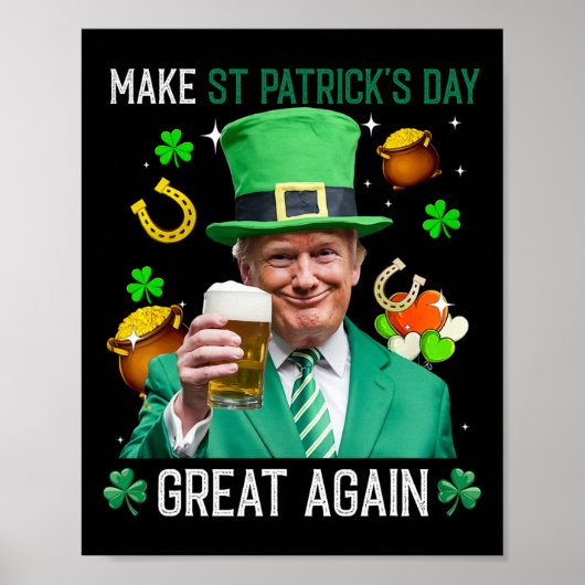 Poster Refaire la Saint-Patrick Grande Encore Leprechaun (Devant)