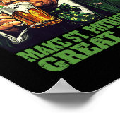 Poster Refaire la Saint-Patrick Grande Encore Trèfle Trum (Coin)