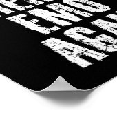 Poster Refaire l'Amérique Emo Encore Drôle Goth Nous Idée (Coin)