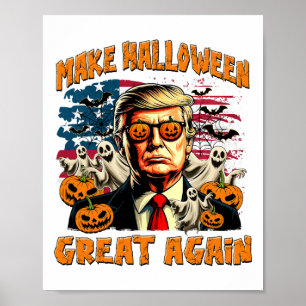 Poster Refaisons Halloween Grande Encore Donald Trump Sai