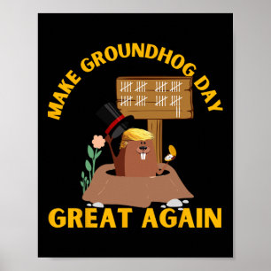 Poster Refaisons la journée de la marmotte grande à nouve