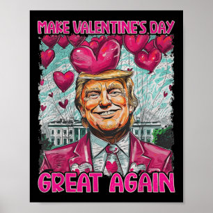 Poster Refaisons la Saint-Valentin avec humour Amoureux d