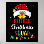Poster Referee Christmas Squad Santa Hat Umre Match  (Devant)