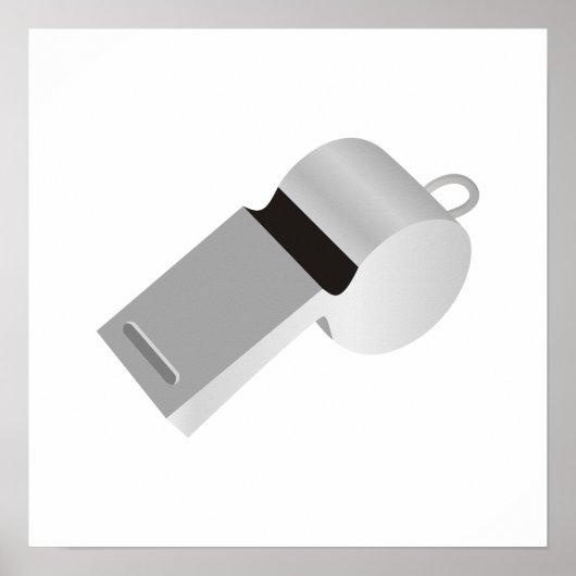 Poster Referees Whistle (Voorkant)