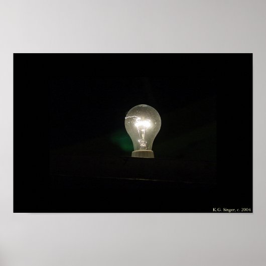 Poster Réfléchir (Devant)