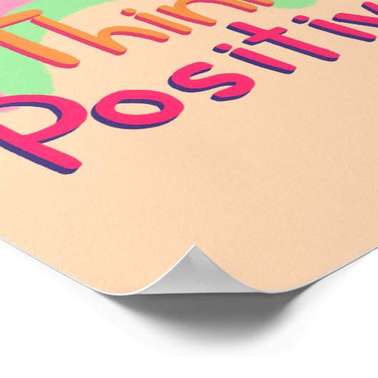 Poster Réfléchir à un devis positif (Coin)