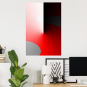 Poster Réfléchir fort - (Bureau à domicile)